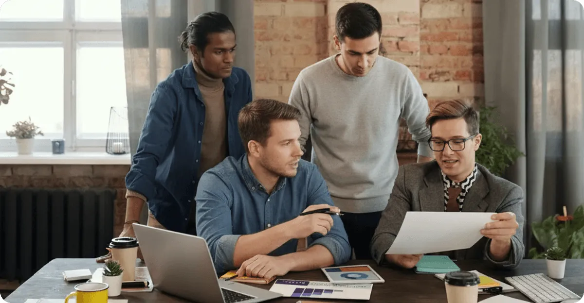 Team collaboration meeting